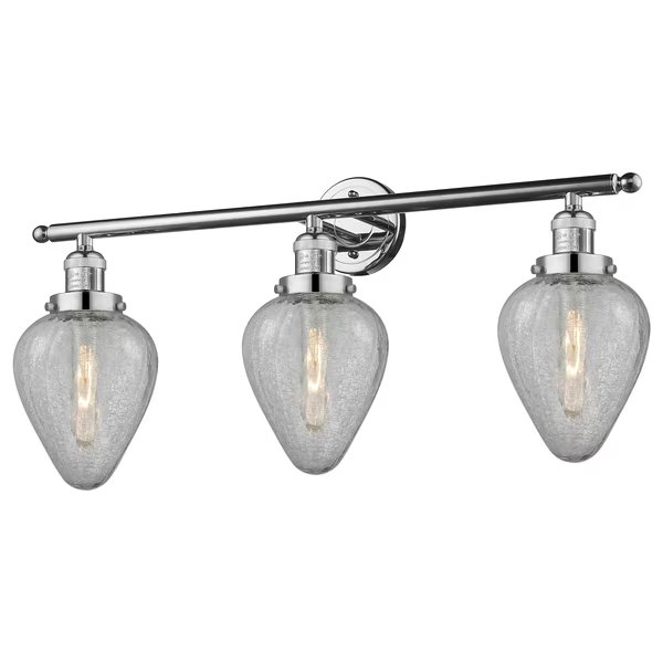 Glass 3 Light Wall Bracket, Innovations Lighting, Mfr#: 205-PC-G165